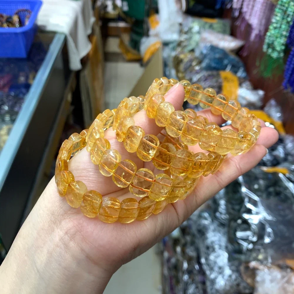 2025 Новый натуральный желтый цитрин, бусины, браслет, ювелирные изделия из драгоценных камней, браслет для женщин, мужчин, подарок, камень рождения для Близнецов!
2025 Новый натуральный желтый цитрин, бусины, браслет, ювелирные изделия из драгоценных камней, браслет для женщин, мужчин, подарок, камень рождения для Близнецов!