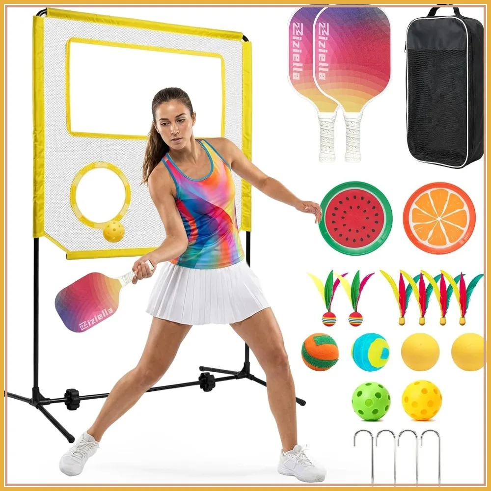 Indoor Paddle Game with Net,Portable Pickleball Set for Family or Solo Fun,All-in-One Outdoor Sports-Badminton,Pingpong, Tennis
Indoor Paddle Game with Net,Portable Pickleball Set for Family or Solo Fun,All-in-One Outdoor Sports-Badminton,Pingpong, Tennis