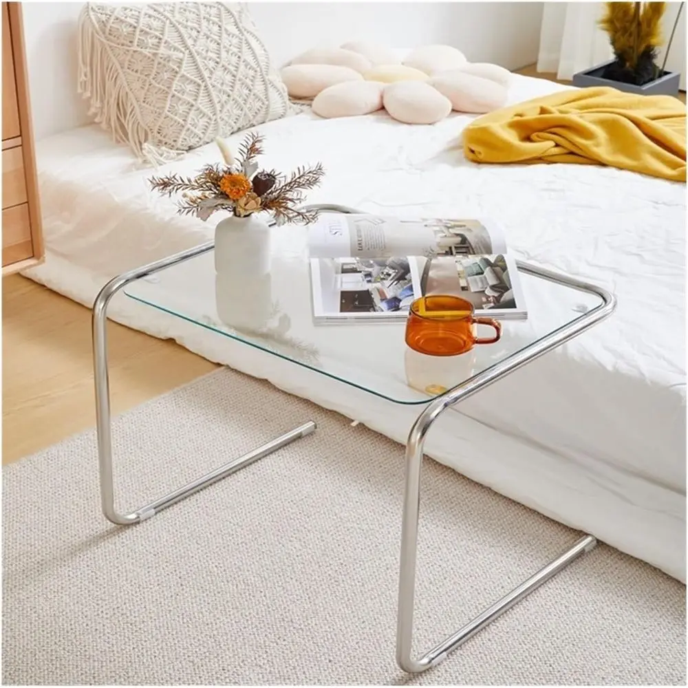 Bedroom Side Table Medieval Style Stainless Steel and Crystal Glass Coffee Table for Home and Photography
Bedroom Side Table Medieval Style Stainless Steel and Crystal Glass Coffee Table for Home and Photography