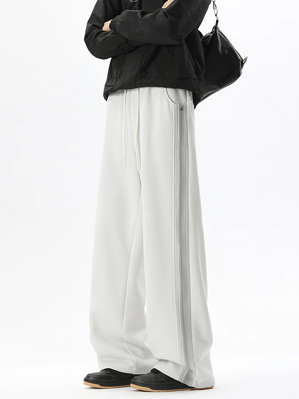 Мужские брюки American Sle Dyed Stripe Weave Belt: новые, свободные, прямые, спортивные, повседневные, широкие штанины, из смесового хлопка и полиэстера.
Мужские брюки American Sle Dyed Stripe Weave Belt: новые, свободные, прямые, спортивные, повседневные, широкие штанины, из смесового хлопка и полиэстера.