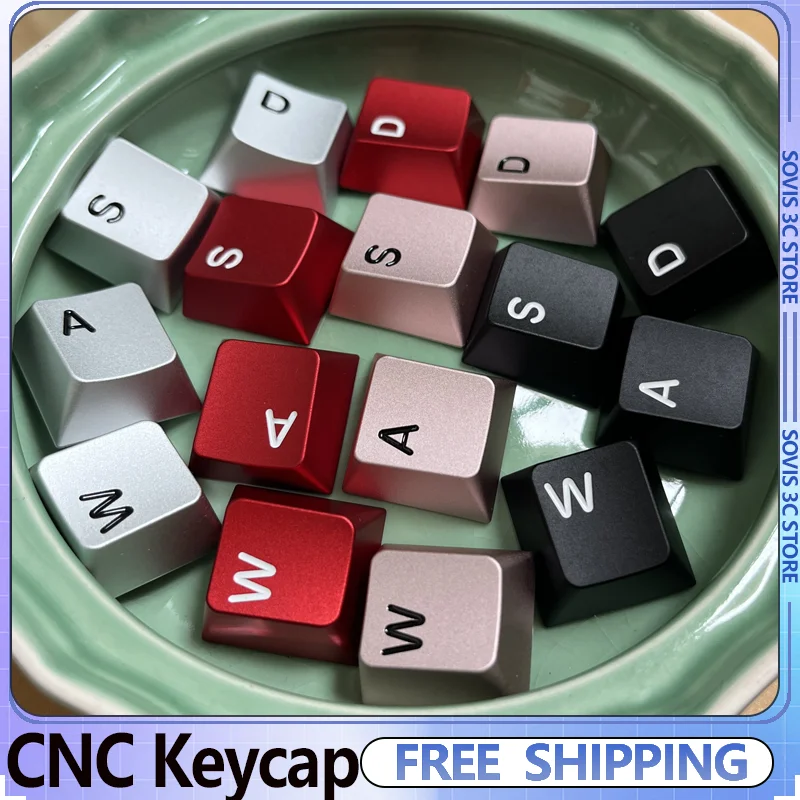 Aluminum Alloy Keycaps Set WASD Cherry Profile Key Caps Custom Replacement Metal Keycaps for MX Game Mechanical Keyboard Gifts
Aluminum Alloy Keycaps Set WASD Cherry Profile Key Caps Custom Replacement Metal Keycaps for MX Game Mechanical Keyboard Gifts