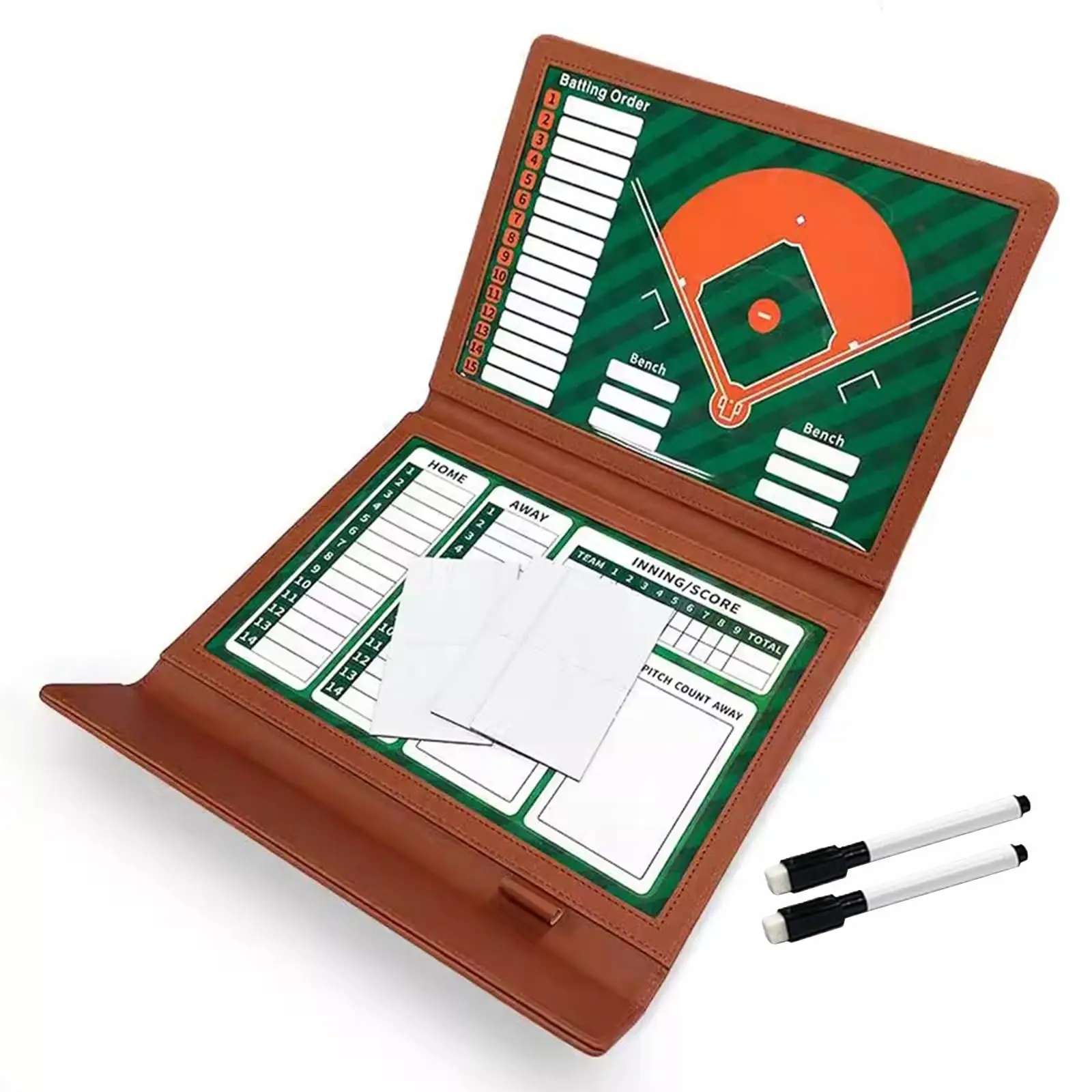 Magnetic Baseball Coaching Board Ouble-Sided Magnetic Writable Erasable Game Training Portable Strategy Board For Match Training
Magnetic Baseball Coaching Board Ouble-Sided Magnetic Writable Erasable Game Training Portable Strategy Board For Match Training