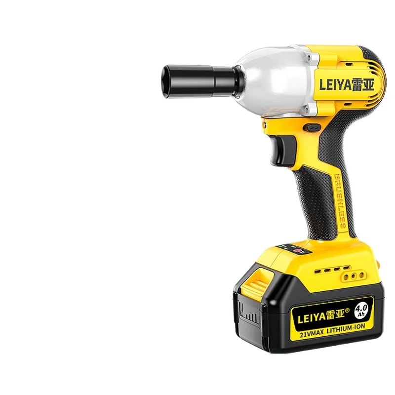 Brushless Electric Wrench High Torque Rechargeable Lithium Battery Impact Wind Cannon Repair Tool
Brushless Electric Wrench High Torque Rechargeable Lithium Battery Impact Wind Cannon Repair Tool