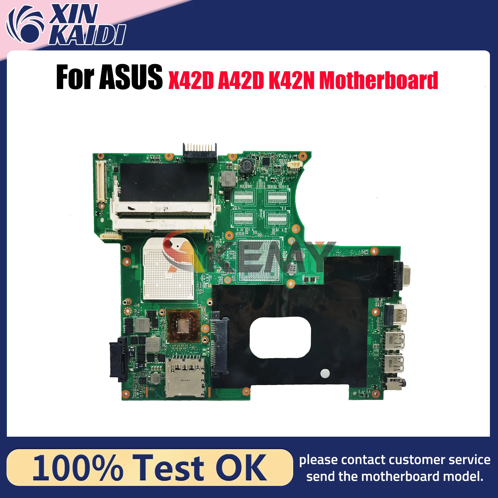 K42N Laptop Motherboard For ASUS X42D A42D K42N K42N Notebook Mainboard This item is in stock 100% tests OK fast shipping
K42N Laptop Motherboard For ASUS X42D A42D K42N K42N Notebook Mainboard This item is in stock 100% tests OK fast shipping