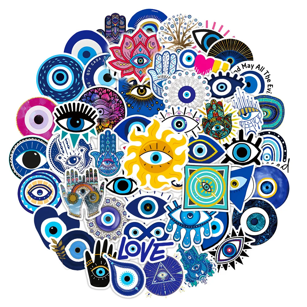 10/30/50pcs Turkish Evil Eye Graffiti Stickers Aesthetic Cartoon Decal DIY Skateboard Laptop Car Waterproof Cool Sticker Kid Toy
10/30/50pcs Turkish Evil Eye Graffiti Stickers Aesthetic Cartoon Decal DIY Skateboard Laptop Car Waterproof Cool Sticker Kid Toy