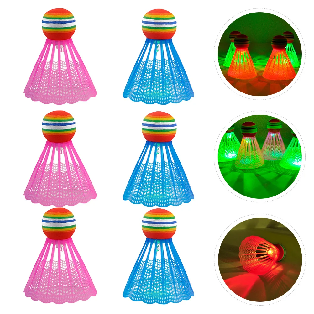 6pcs Led Badminton Shuttlecocks Luminous Night Sports Durable Outdoor Indoor Play Lightweight Glowing Birdies For Training
6pcs Led Badminton Shuttlecocks Luminous Night Sports Durable Outdoor Indoor Play Lightweight Glowing Birdies For Training