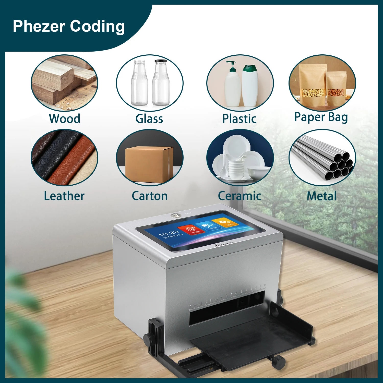 Phezer 12,7 мм/25,4 мм термопринтер QR-бар, код партии, дата, номер, логотип, дата истечения срока годности PO1, настольный струйный принтер, портативный офис
Phezer 12,7 мм/25,4 мм термопринтер QR-бар, код партии, дата, номер, логотип, дата истечения срока годности PO1, настольный струйный принтер, портативный офис