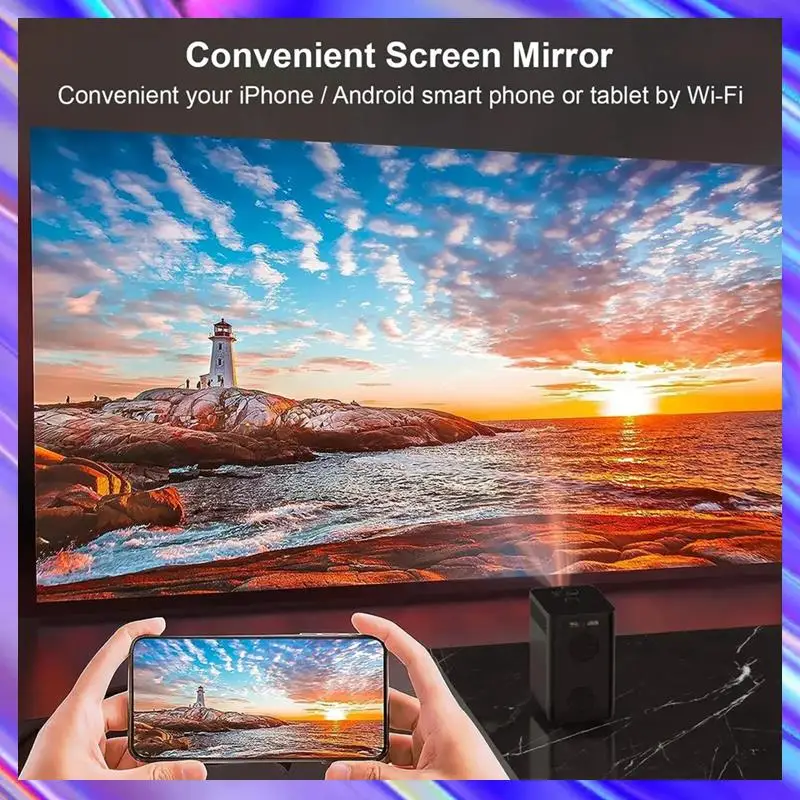 S30MAX Android Wifi 4K Smart Projector With Wifi Bluetooth Pocket 4K 9500L Android 10.0 Projector Easy To Use With EU Plug Black
S30MAX Android Wifi 4K Smart Projector With Wifi Bluetooth Pocket 4K 9500L Android 10.0 Projector Easy To Use With EU Plug Black