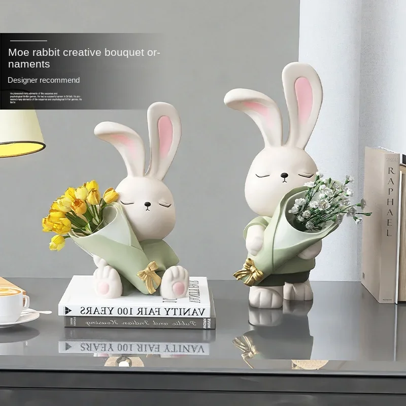 Cream Wind Rabbit Vase Decoration Living Room TV Cabinet Dining Table Entrance Flower Arrangement Home Birthday Gift Bedroom
Cream Wind Rabbit Vase Decoration Living Room TV Cabinet Dining Table Entrance Flower Arrangement Home Birthday Gift Bedroom