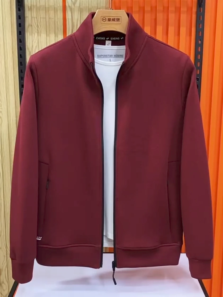 Fall Men's New Stand Collar Jaet Comfortable High Quali Faionable Versatile Trendy Busin Zipper Closure Stand Fit
Fall Men's New Stand Collar Jaet Comfortable High Quali Faionable Versatile Trendy Busin Zipper Closure Stand Fit