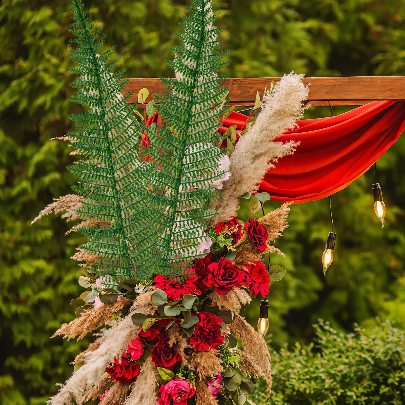 20pcs Plastic Leaves Artificial Pine Branches Greenery Decor Wedding Aisle Filler Floral Craft Realistic Outdoor Plants
20pcs Plastic Leaves Artificial Pine Branches Greenery Decor Wedding Aisle Filler Floral Craft Realistic Outdoor Plants