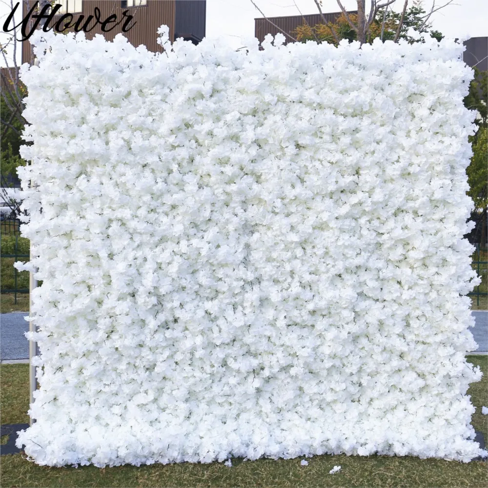 Uflower 5D White Cherry Artificial Flower Wall Wedding Backdrop Fabric Hanging Curtain Floral Window Display Party Event Props
Uflower 5D White Cherry Artificial Flower Wall Wedding Backdrop Fabric Hanging Curtain Floral Window Display Party Event Props