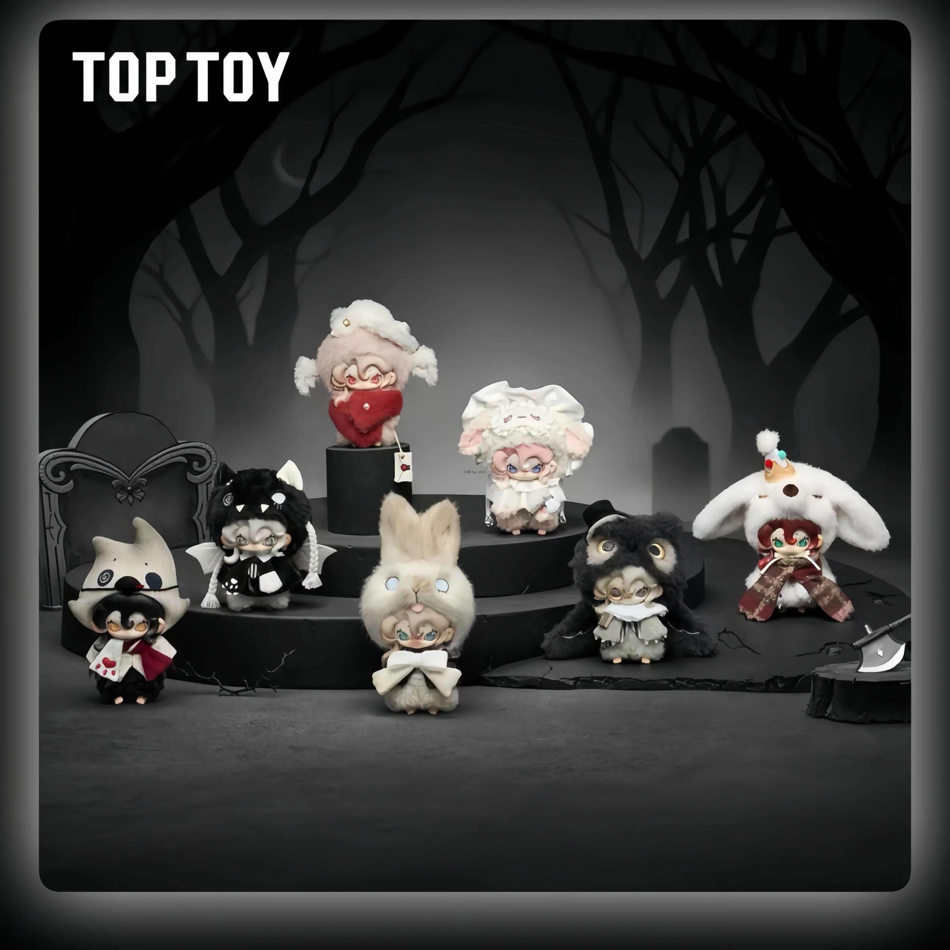 TOPTOY MOONIN The Shrouded Night Gothic Plush Blind Box, Cute Animal Keychain Backpack Pendant Desktop Decor Collectible Gift
TOPTOY MOONIN The Shrouded Night Gothic Plush Blind Box, Cute Animal Keychain Backpack Pendant Desktop Decor Collectible Gift