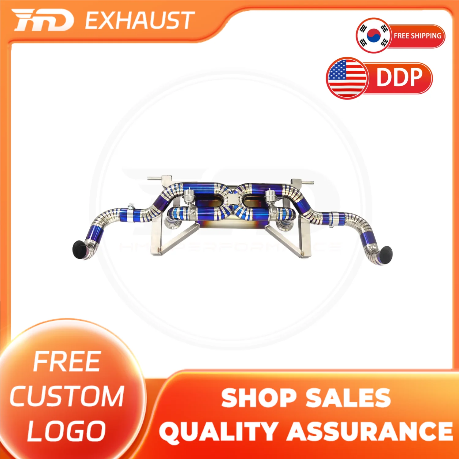 HMD Exclusive Customization North American Version Catback exhuast for Audi R8 V10 5.2L 2022+ Titanium Exhaust With Valve
HMD Exclusive Customization North American Version Catback exhuast for Audi R8 V10 5.2L 2022+ Titanium Exhaust With Valve