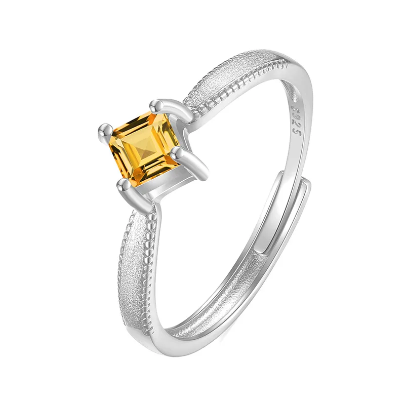 925 Sterling Silver Square Shape Resizable Size Ring Yellow Gold Natural Topaz Citrine Garnet Amethyst Elegant Jewelry
925 Sterling Silver Square Shape Resizable Size Ring Yellow Gold Natural Topaz Citrine Garnet Amethyst Elegant Jewelry