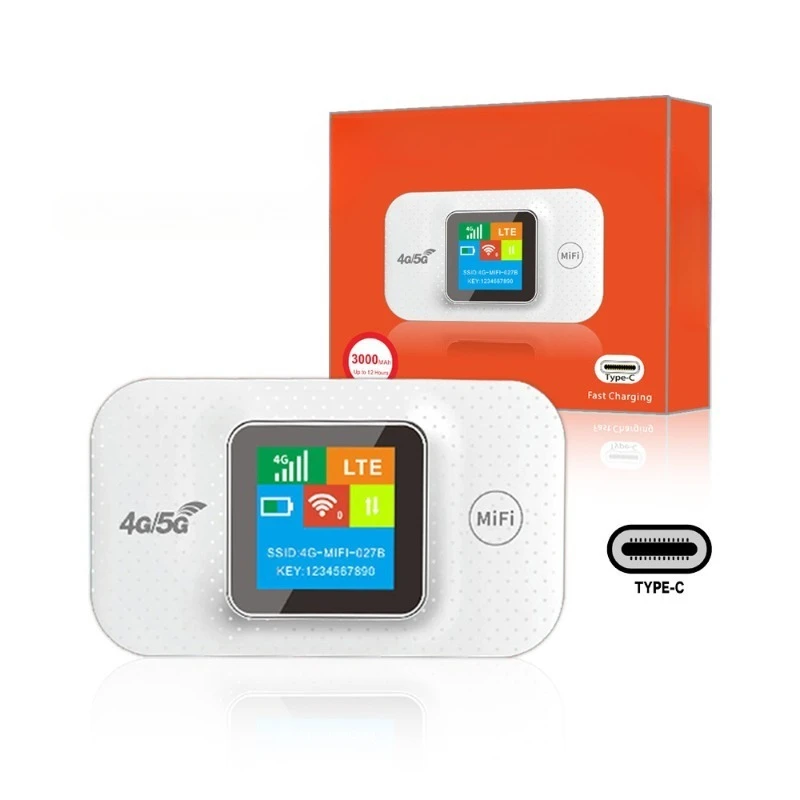 4G portable LTE wireless car router color screen mobile WiFi
4G portable LTE wireless car router color screen mobile WiFi