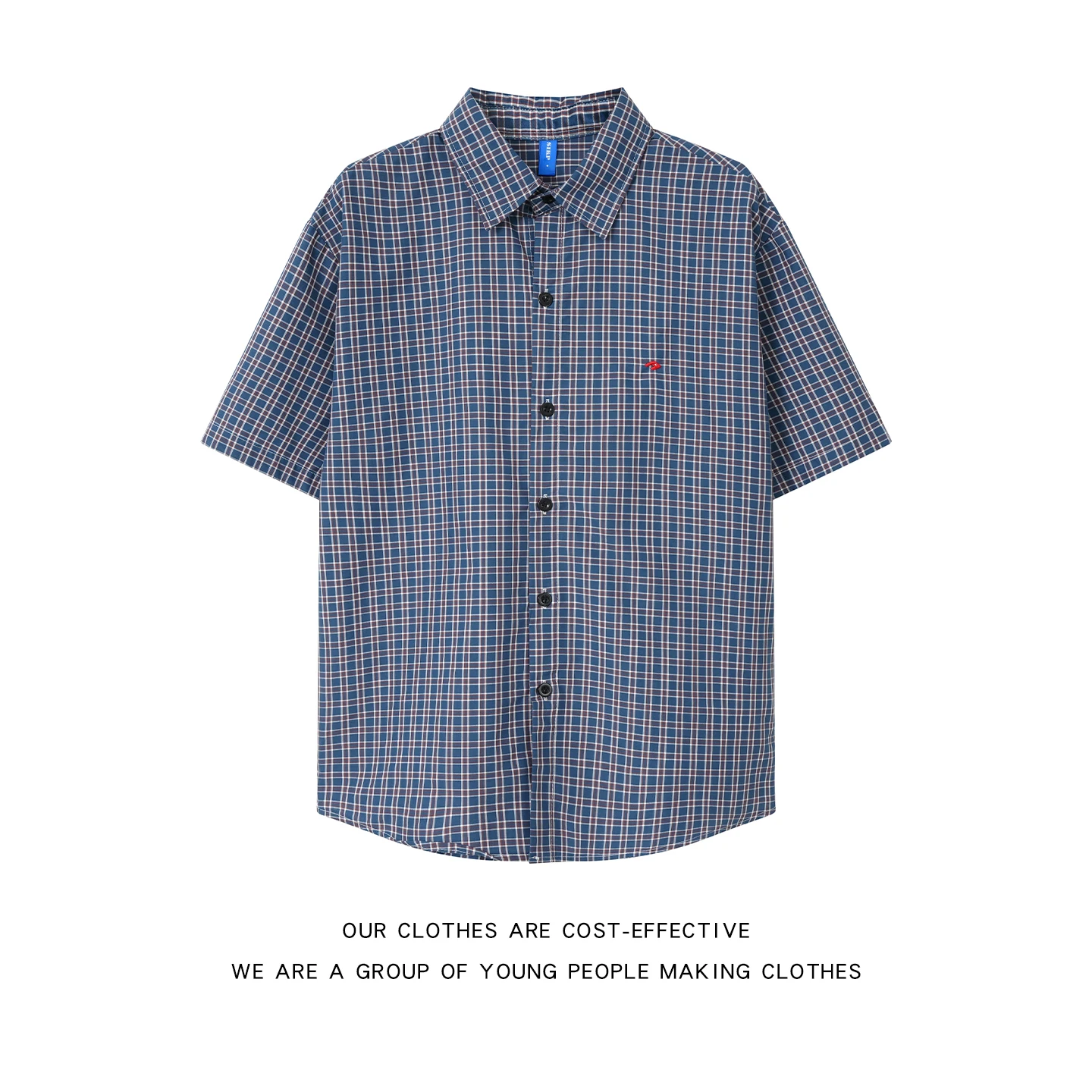 Retro Japanese Style Men's Checkered Shirt Casual Neck T-Shirt Jacket Breathable Short Sleeve Summer Fashion Youth
Retro Japanese Style Men's Checkered Shirt Casual Neck T-Shirt Jacket Breathable Short Sleeve Summer Fashion Youth