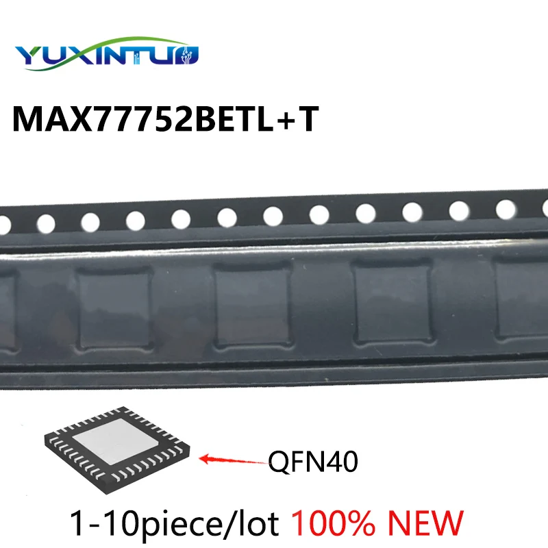 1-10peiece/lot 100%New MAX77752BETL+T MAX77752BETL 77752BETL QFN40 Power Management IC 2.6V to 5.5V
1-10peiece/lot 100%New MAX77752BETL+T MAX77752BETL 77752BETL QFN40 Power Management IC 2.6V to 5.5V