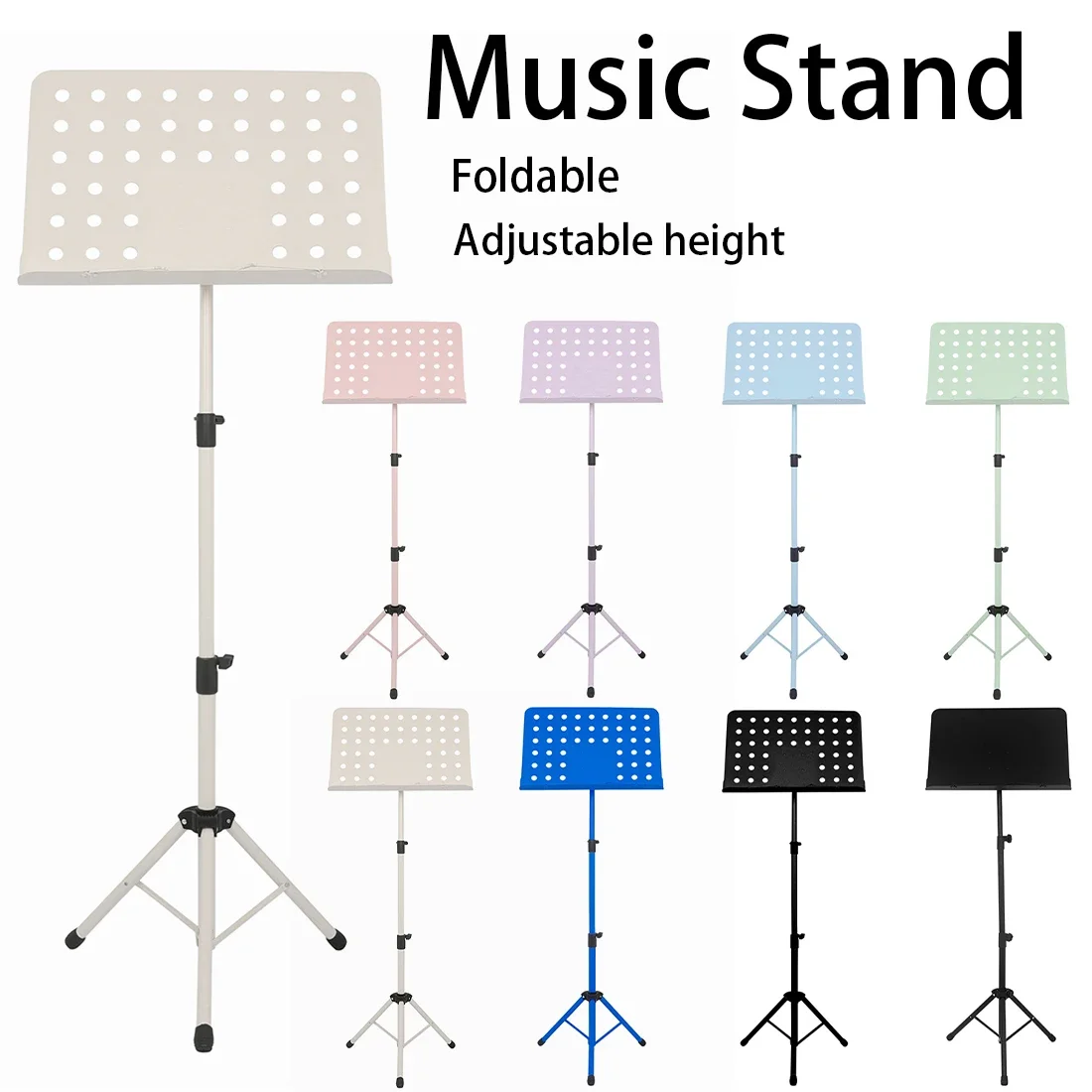 IRIN Convenient Music Stand Collapsible Sheet Music Score Tripod Stand Holder Aluminum Alloy Foldable Music Sheet Stand
IRIN Convenient Music Stand Collapsible Sheet Music Score Tripod Stand Holder Aluminum Alloy Foldable Music Sheet Stand