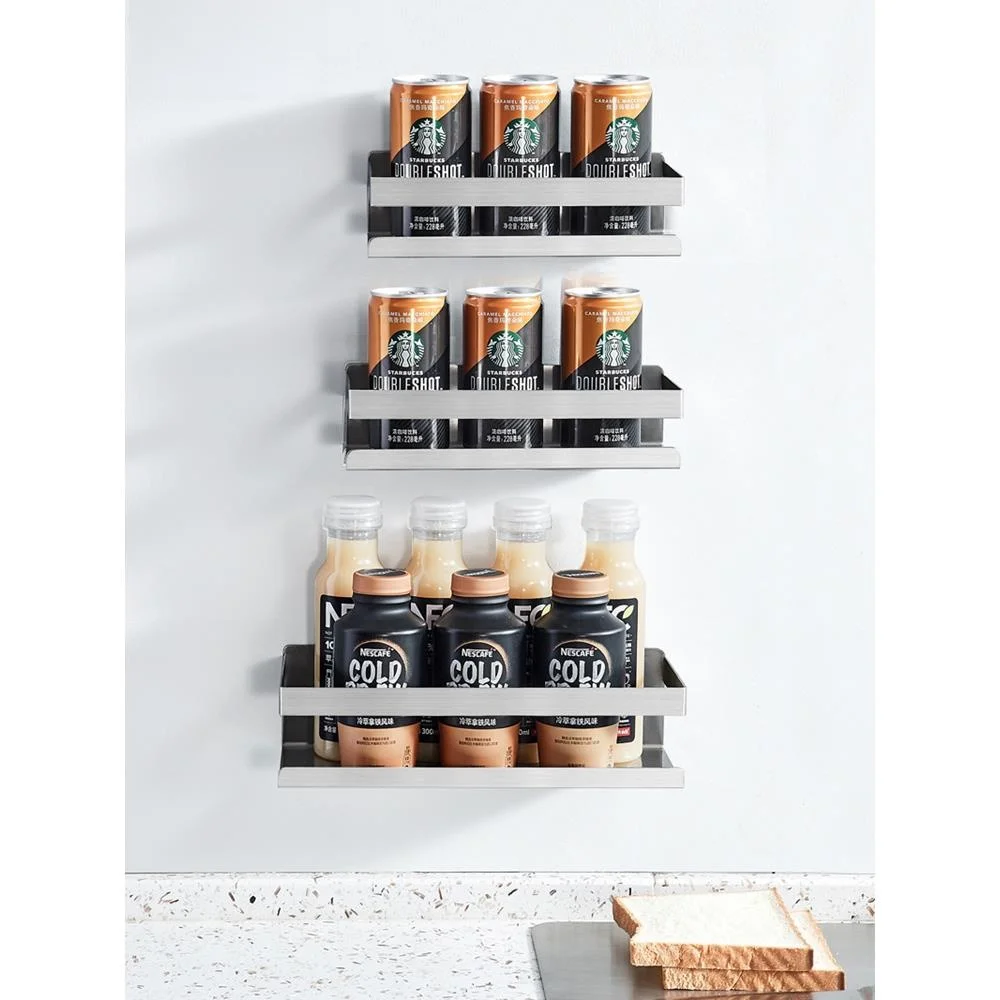 Modern Simple Style Stainless Steel 304 Wall Mounted Kitchen Storage Rack Single Layer Spice Organizer Corner Space Saver
Modern Simple Style Stainless Steel 304 Wall Mounted Kitchen Storage Rack Single Layer Spice Organizer Corner Space Saver