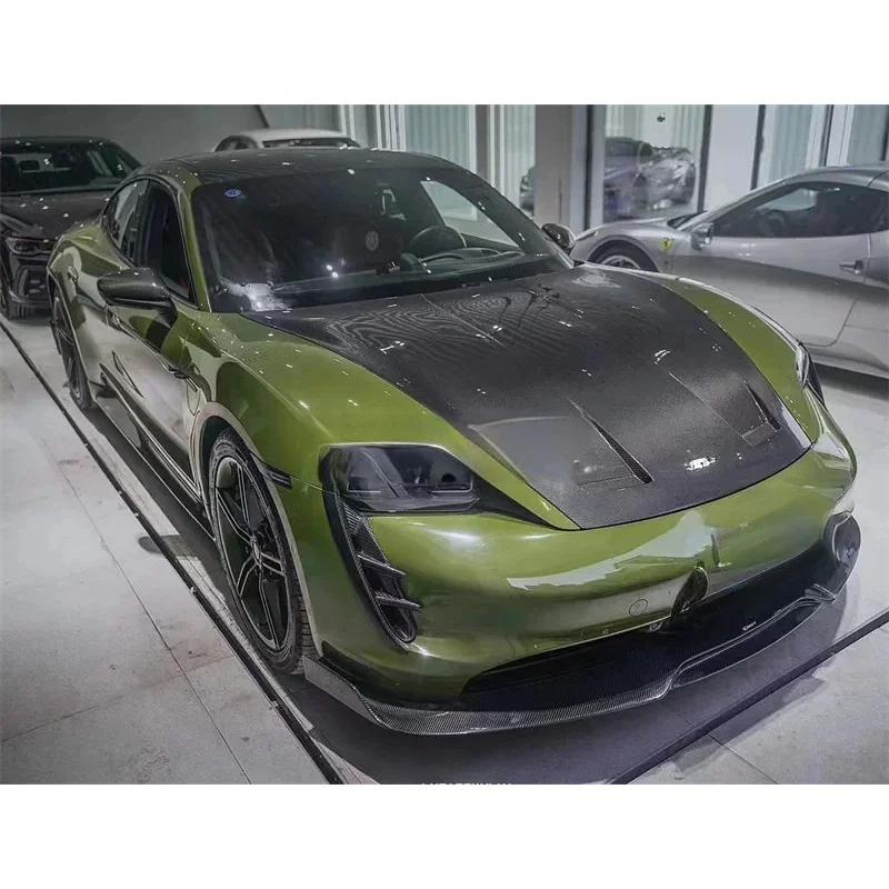 High Quality Carbon Fiber Front Hood Engine Cover Taycan 2019-2022 Modification
High Quality Carbon Fiber Front Hood Engine Cover Taycan 2019-2022 Modification