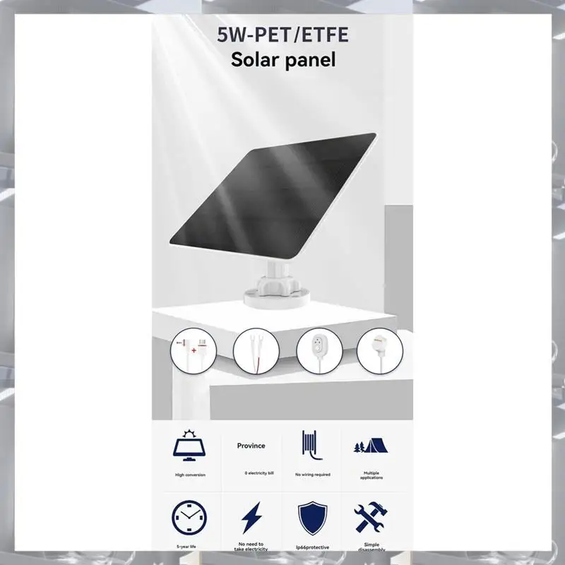 Hot Selling-5W Solar Panel For Security Camera With Extension Cable IP65 Waterproof,5W Solar Panel For Security Camera With Exte
Hot Selling-5W Solar Panel For Security Camera With Extension Cable IP65 Waterproof,5W Solar Panel For Security Camera With Exte