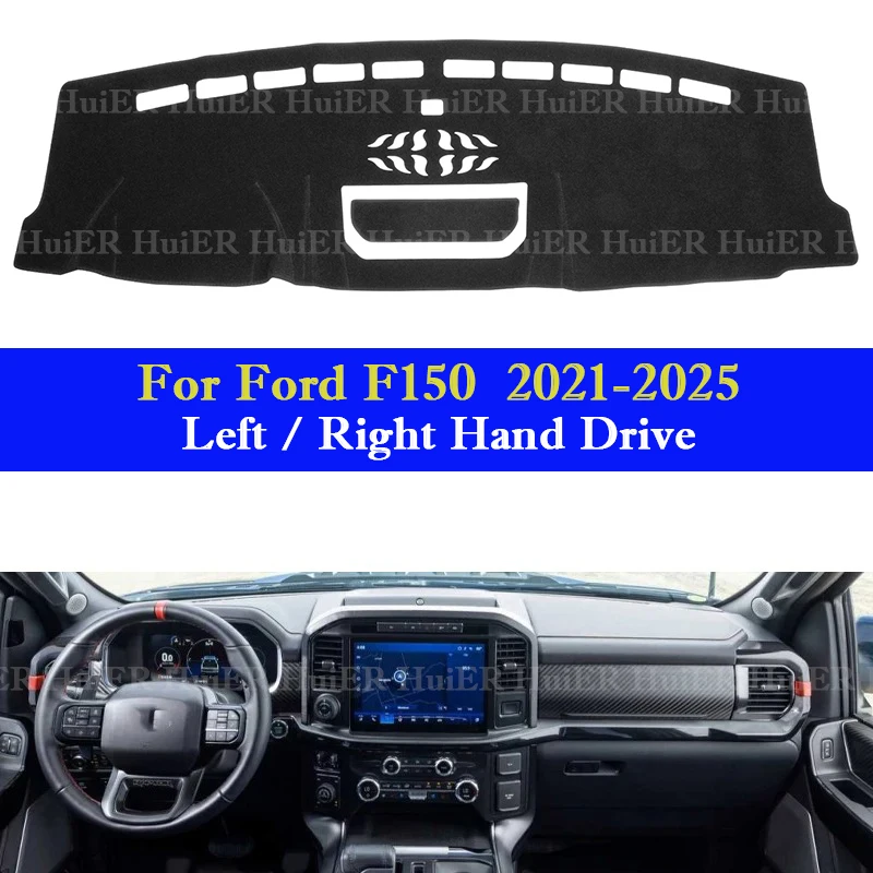 For Ford F150 F-150 2021-2025 Car Dashboard Mat Sun Shade Cover Protective Pad Anti-Slip Mat Anti-UV Carpet Auto Accessories
For Ford F150 F-150 2021-2025 Car Dashboard Mat Sun Shade Cover Protective Pad Anti-Slip Mat Anti-UV Carpet Auto Accessories