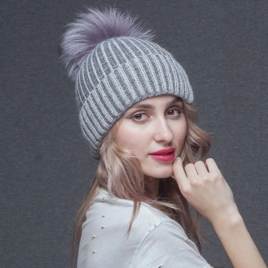 JANEFUR Winter Cap Women 2023 Strip Rabbit Cashmere Beanie with Real Fur Pom Fashion Warm Ski Bobble Hat
JANEFUR Winter Cap Women 2023 Strip Rabbit Cashmere Beanie with Real Fur Pom Fashion Warm Ski Bobble Hat