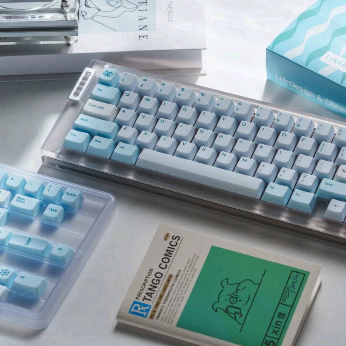 Набор кейкапов LeleDesign Snowspire Lake для ПК, настраиваемые кейкапы Cherry Profile для механических клавиатур, аксессуары
Набор кейкапов LeleDesign Snowspire Lake для ПК, настраиваемые кейкапы Cherry Profile для механических клавиатур, аксессуары