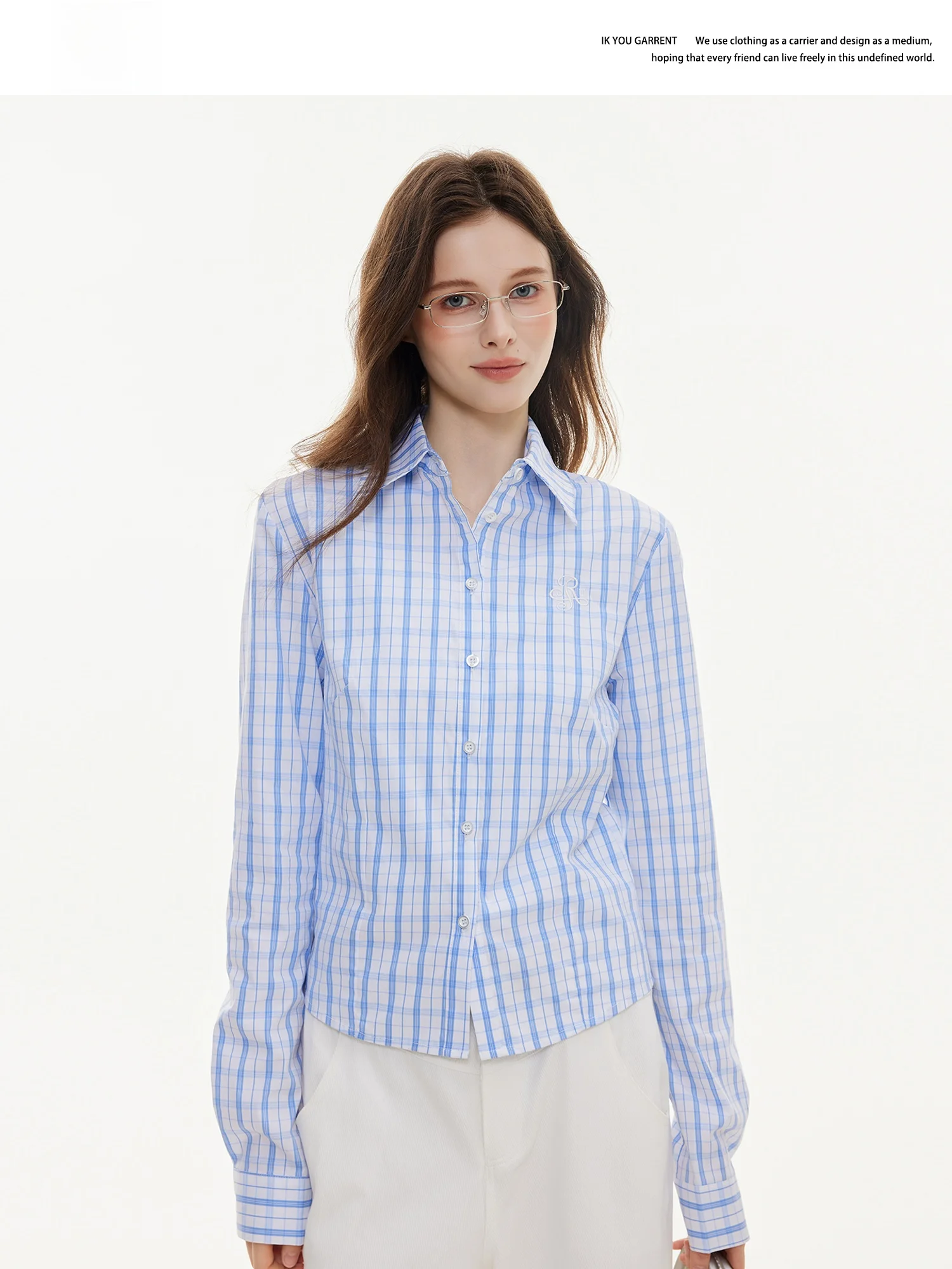 Ikyou Preppy Plaid Long Sve Women's irt Slim Fit Casual Versatile Waist-Cinching Spring Autumn Sle Cotton Polyester Blend
Ikyou Preppy Plaid Long Sve Women's irt Slim Fit Casual Versatile Waist-Cinching Spring Autumn Sle Cotton Polyester Blend