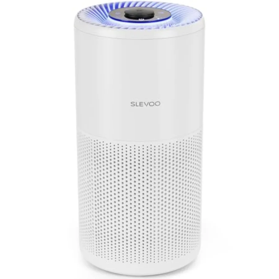 SLEVOO Air Purifier for Home Bedroom up to 1015 ft², Allergies Pet Hair, 3-in-1 Filter with hepa Air Purifier, Ultra Quiet 24 D
SLEVOO Air Purifier for Home Bedroom up to 1015 ft², Allergies Pet Hair, 3-in-1 Filter with hepa Air Purifier, Ultra Quiet 24 D