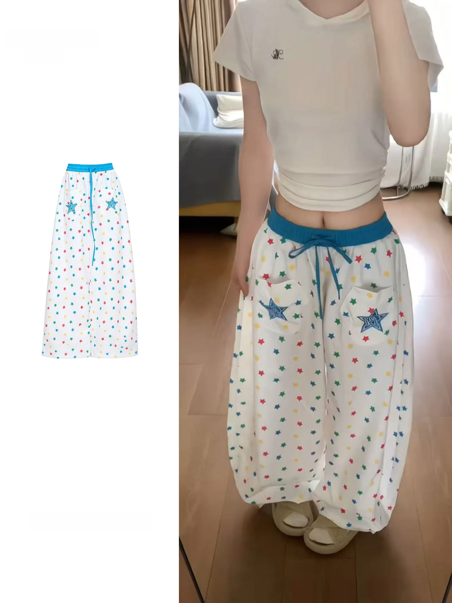 Summer New plus Size Women's Casual Pants High Waist Straight Leg Wide Leg Long Pants Star Print Dot Stripe Floral
Summer New plus Size Women's Casual Pants High Waist Straight Leg Wide Leg Long Pants Star Print Dot Stripe Floral