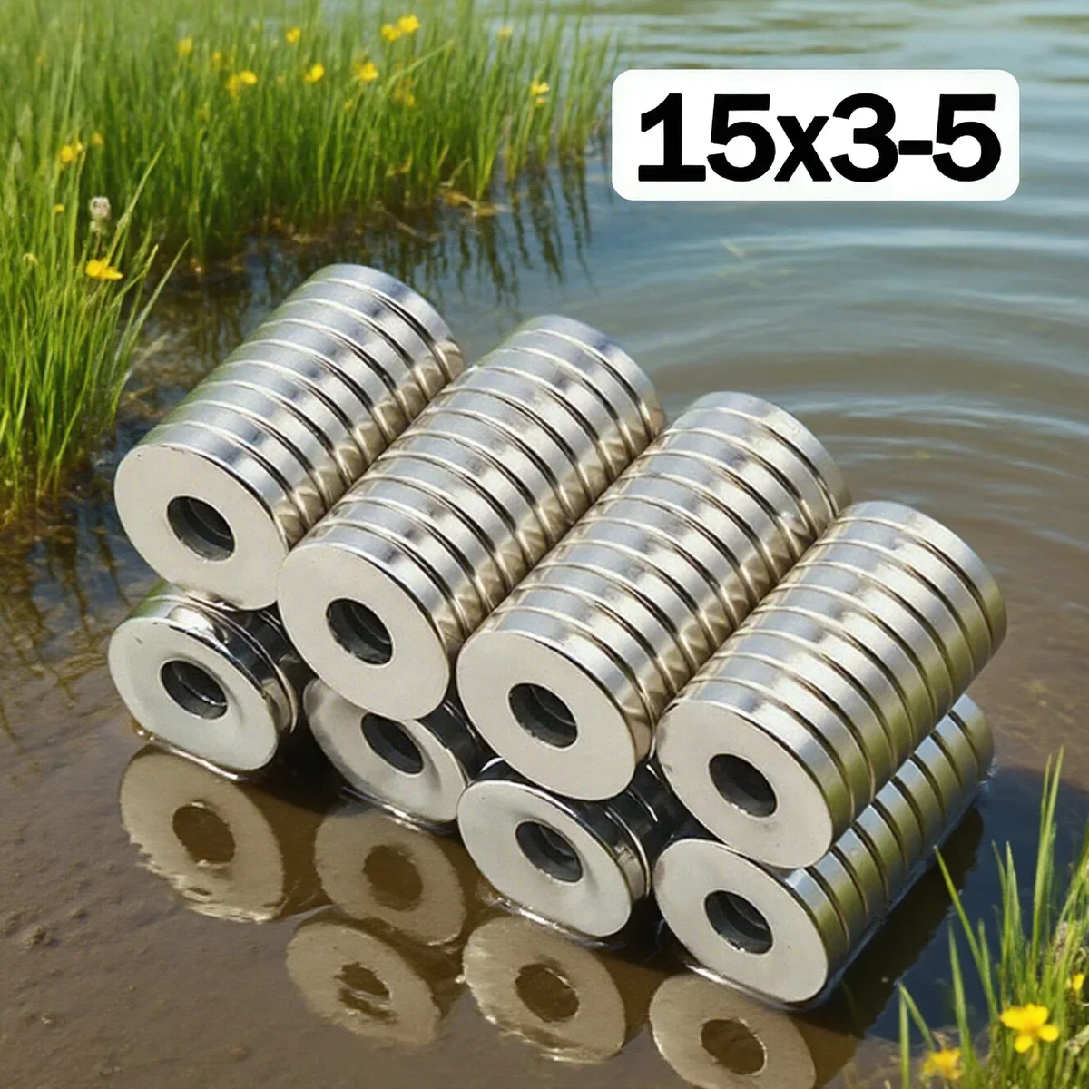 15X3-5MM Powerful Neodymium Magnet Round Super Strong Magnets N35 with hole NdfeB Permanent Magnetic imanes Refrigerator Magnet
15X3-5MM Powerful Neodymium Magnet Round Super Strong Magnets N35 with hole NdfeB Permanent Magnetic imanes Refrigerator Magnet