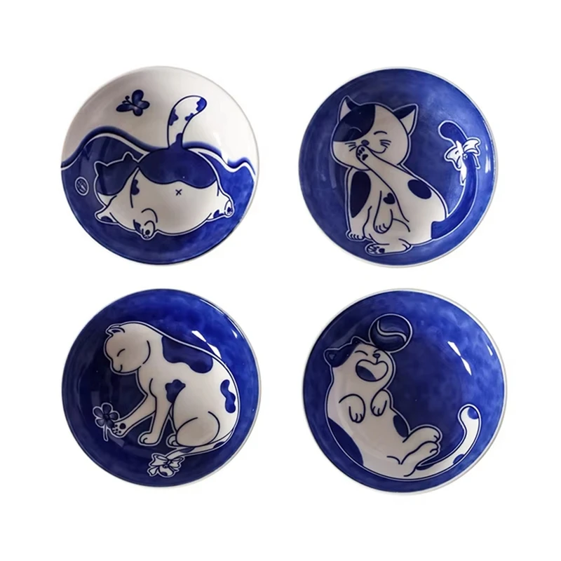 Ceramic Cat Sauce Dishes - Japanese Style Sushi Plate, Cute Cartoon Water Drop Shaped Dessert Tableware
Ceramic Cat Sauce Dishes - Japanese Style Sushi Plate, Cute Cartoon Water Drop Shaped Dessert Tableware