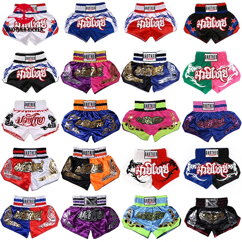 Muay Thai Shorts High Quality Fight Kickboxing Pants Boxing Shorts Men Womens Kids MMA Clothing Embroidery Martial Arts Trunks
Muay Thai Shorts High Quality Fight Kickboxing Pants Boxing Shorts Men Womens Kids MMA Clothing Embroidery Martial Arts Trunks