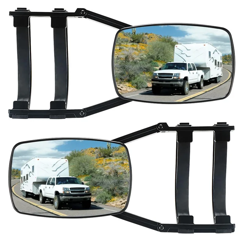 Universal Towing Mirrors Extended Mirrors For Towing 360° Rotation Adjustable Towing Mirror, Black 2PCS
Universal Towing Mirrors Extended Mirrors For Towing 360° Rotation Adjustable Towing Mirror, Black 2PCS