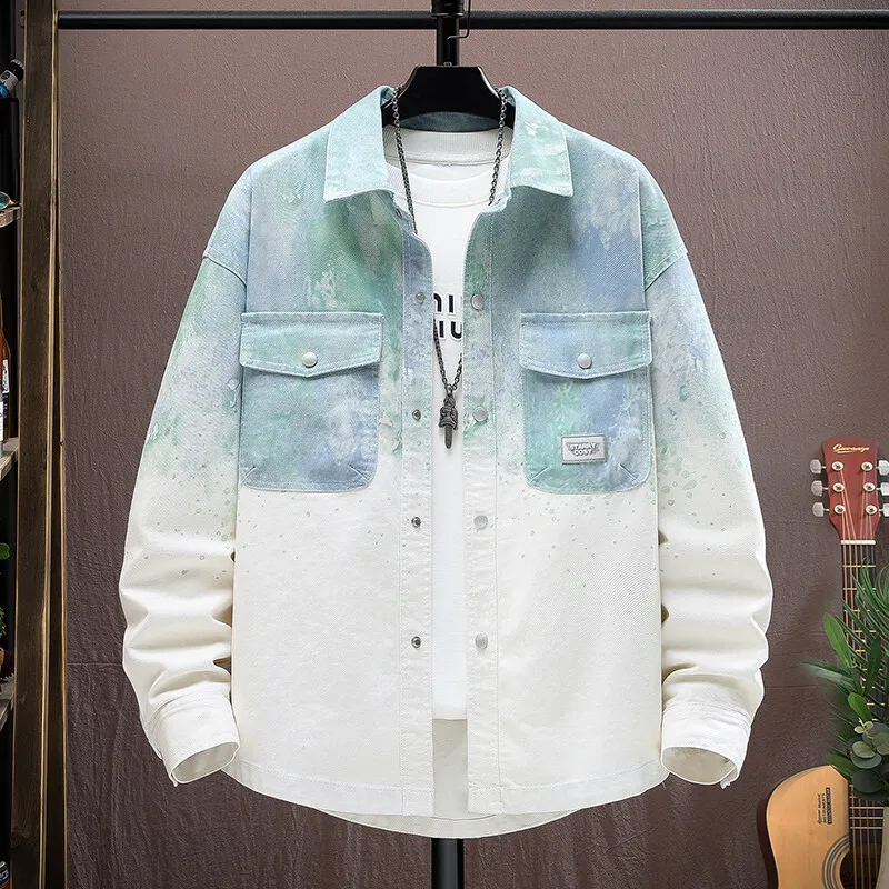 2025 spring new style High-quality Men's Denim Jacket Fashion Hole Casual Cotton Stretch Street Personality Denim Jacket men
2025 spring new style High-quality Men's Denim Jacket Fashion Hole Casual Cotton Stretch Street Personality Denim Jacket men