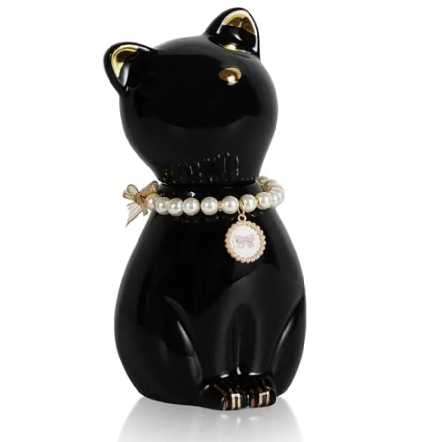 【Spot goods】Cat Urns for Ashes Elegant Ceramics Pets Cremation Keepsake Funerary Urns Black Pet Urn for Cats Memorial Box with
【Spot goods】Cat Urns for Ashes Elegant Ceramics Pets Cremation Keepsake Funerary Urns Black Pet Urn for Cats Memorial Box with
