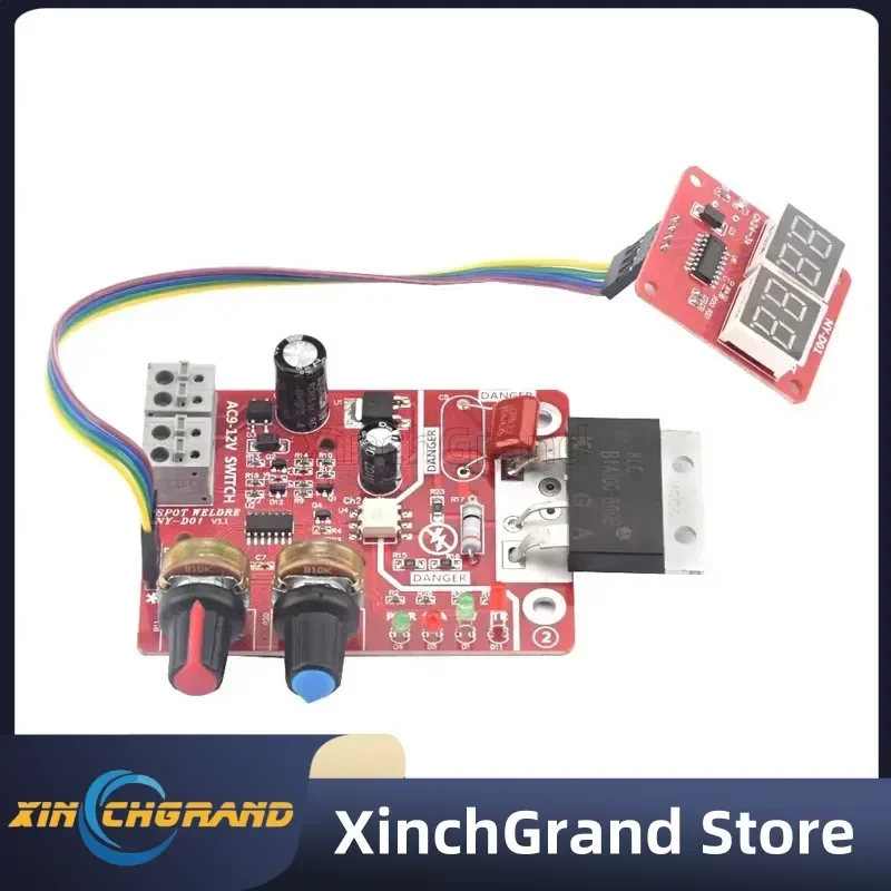 DIY NY-D01 Control Board 40A/100A Spot Welding Machine Control Board Welder Panel Adjust Time Current Digital Display
DIY NY-D01 Control Board 40A/100A Spot Welding Machine Control Board Welder Panel Adjust Time Current Digital Display