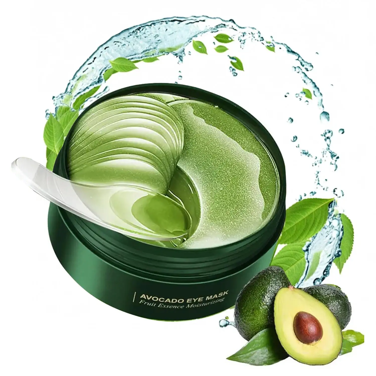 60 Pcs Avocado Under Eye Patches for Dark Circles & Puffiness, Moisturizing Eye Treatment Mask, Fine Lines & Wrinkles
60 Pcs Avocado Under Eye Patches for Dark Circles & Puffiness, Moisturizing Eye Treatment Mask, Fine Lines & Wrinkles