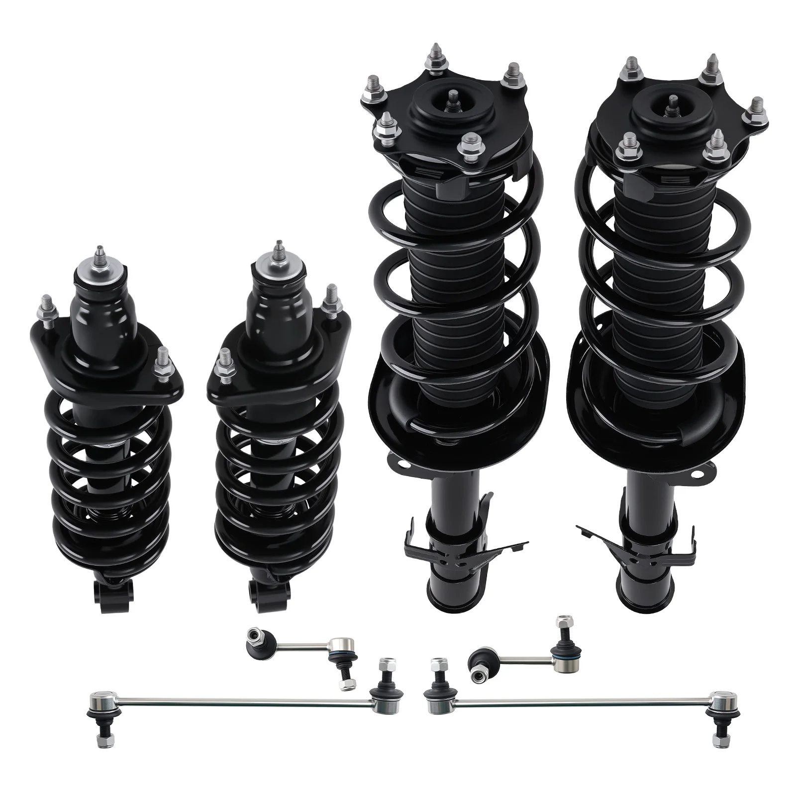 Set 8 Front Rear Struts & Sway Bars Links Assembly For Honda CR-V 2007 - 2011
Set 8 Front Rear Struts & Sway Bars Links Assembly For Honda CR-V 2007 - 2011