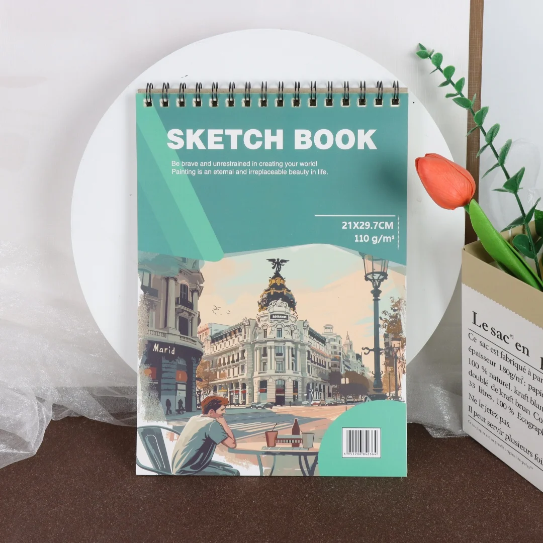 A4 Spiral Bound Sketch Book 110GSM Thick Paper Sketchbook for Drawing Sketching Painting Artist Beginners
A4 Spiral Bound Sketch Book 110GSM Thick Paper Sketchbook for Drawing Sketching Painting Artist Beginners