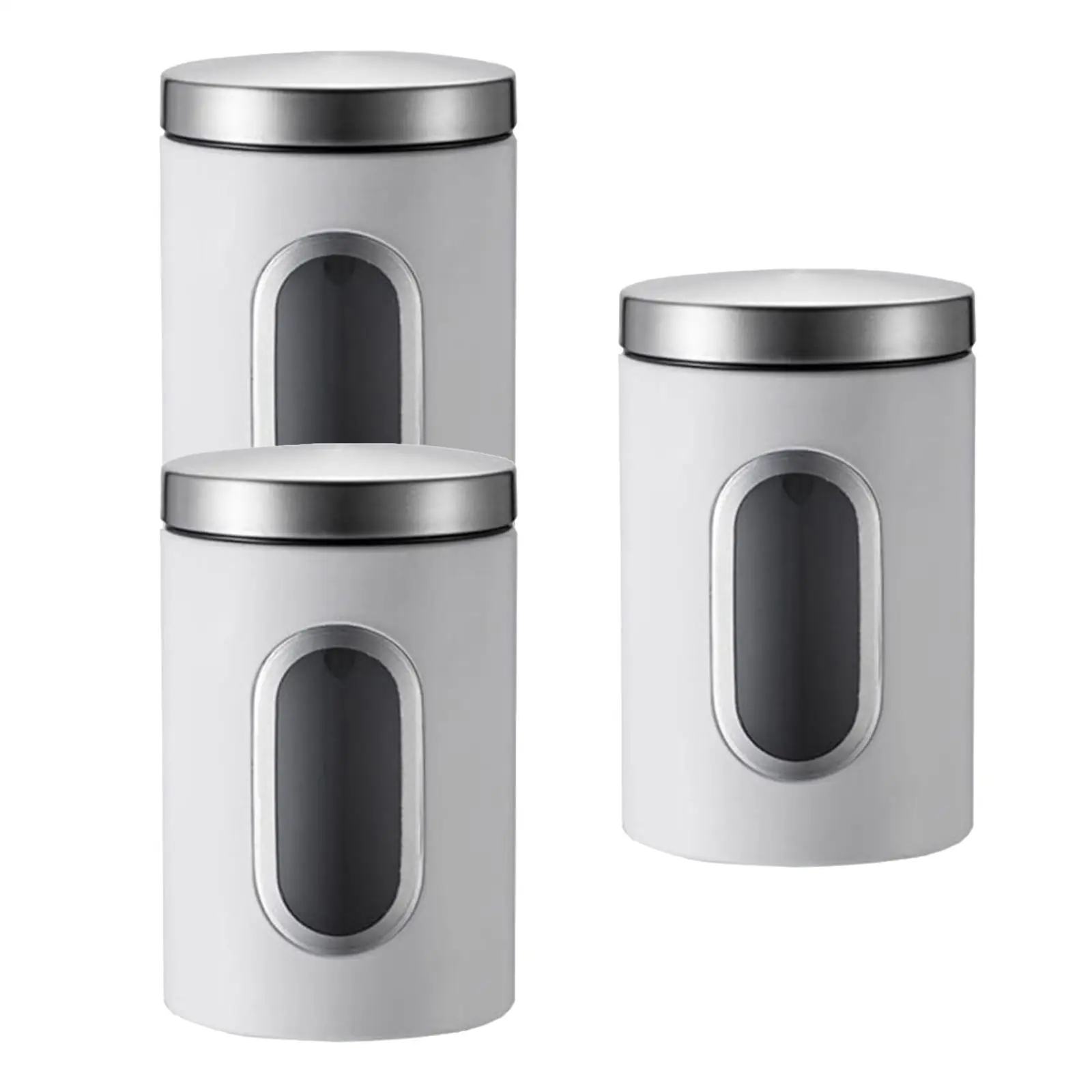 3x Kitchen Storage Tea Coffee Sugar Canister Home Organizer with Lid Container Transparent Airtight Food Storage Tin
3x Kitchen Storage Tea Coffee Sugar Canister Home Organizer with Lid Container Transparent Airtight Food Storage Tin