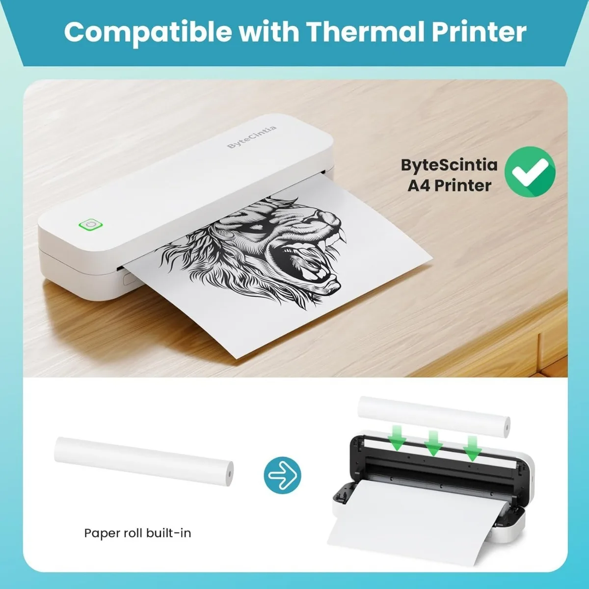 A4/US Letter Thermal Paper Rolls Quick-Dry High Sensitivity for Receipt/Shipping Label/Office Use Compatible with A40/X8/M08F
A4/US Letter Thermal Paper Rolls Quick-Dry High Sensitivity for Receipt/Shipping Label/Office Use Compatible with A40/X8/M08F