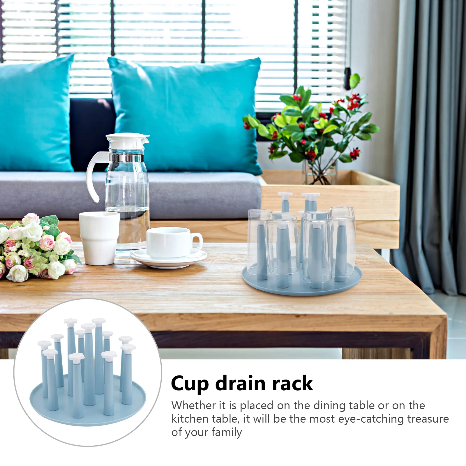 Cup Holder Rack Plastic Household Draining Tray Drain Cups Dry Modern Design Suitable Kitchen Living Room 
Cup Holder Rack Plastic Household Draining Tray Drain Cups Dry Modern Design Suitable Kitchen Living Room