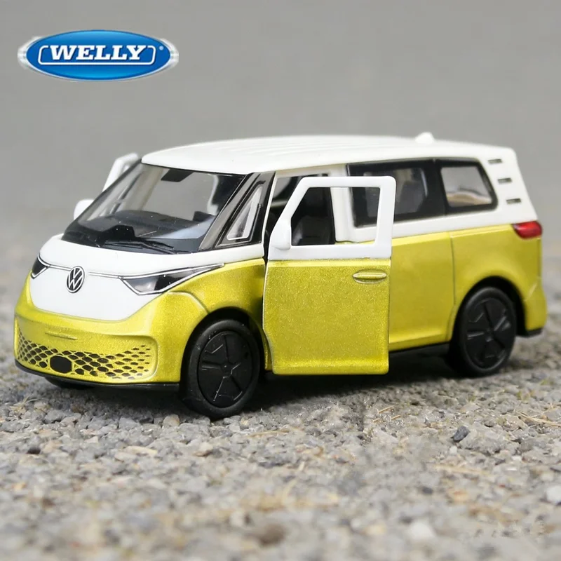 Модель автомобиля Welly 1:36 Volkswagen ID BUZZ, литая металлическая модель автобуса, коллекционная имитационная модель, игрушка для детей, подарок
Модель автомобиля Welly 1:36 Volkswagen ID BUZZ, литая металлическая модель автобуса, коллекционная имитационная модель, игрушка для детей, подарок