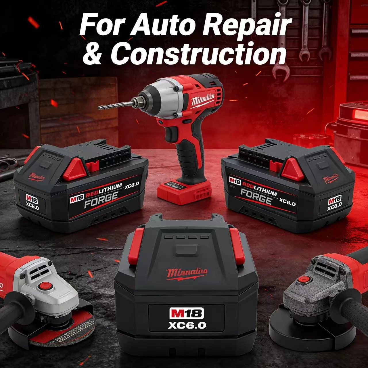 Manufactured By Milwaukee M18 Battery Technology, Lithium Ion XC Series Products 48-11-1861, M18 Series Cordless Power Tools
Manufactured By Milwaukee M18 Battery Technology, Lithium Ion XC Series Products 48-11-1861, M18 Series Cordless Power Tools