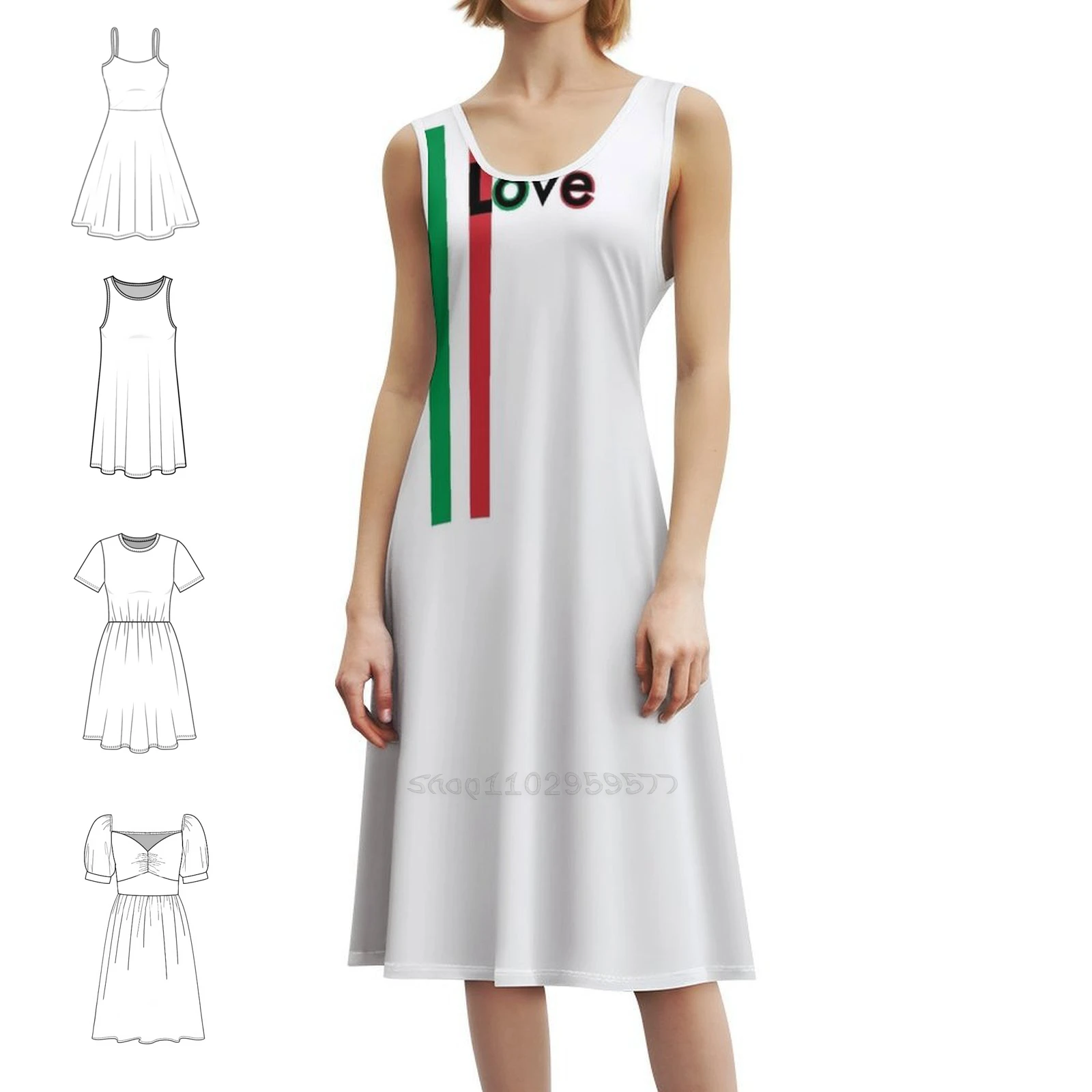 I Love Italy Women's Streetwear Party Dress Trendy Print Club Clothing For Female I Love Italy Italy Flag Italian Flag Female
I Love Italy Women's Streetwear Party Dress Trendy Print Club Clothing For Female I Love Italy Italy Flag Italian Flag Female