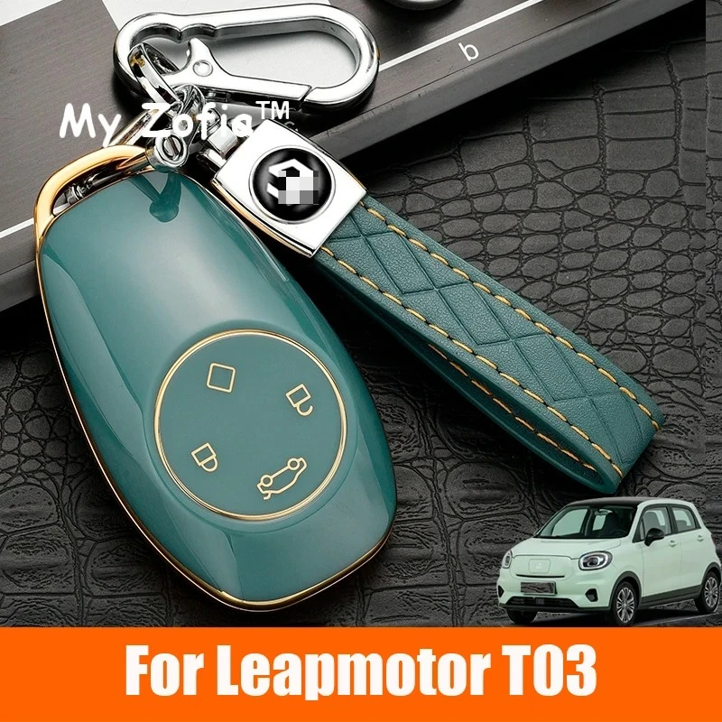 For Leapmotor T03 2023 2024 2025 Car Soft TPU Car Key Case Cover Protector Shell Auto Key Smart Remote Key Bag Accessories
For Leapmotor T03 2023 2024 2025 Car Soft TPU Car Key Case Cover Protector Shell Auto Key Smart Remote Key Bag Accessories