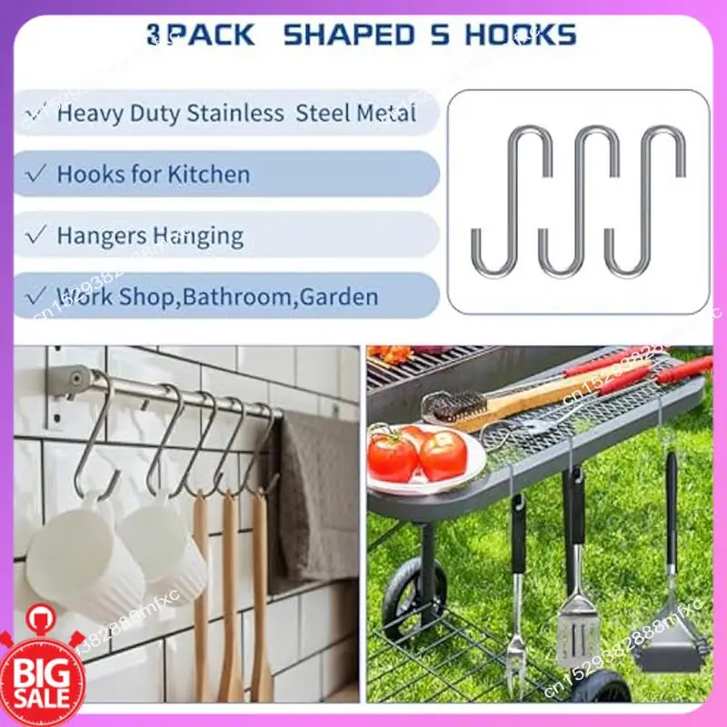 Big Deal Grill Brush And Scraper Bristle Free, Grill Brush For Outdoor,Stainless Steel BBQ Brush For Grill Cleaning,Hook Include
Big Deal Grill Brush And Scraper Bristle Free, Grill Brush For Outdoor,Stainless Steel BBQ Brush For Grill Cleaning,Hook Include